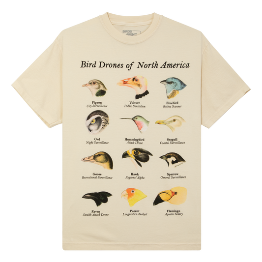 Bird Drones of North America | Ivory T-Shirt