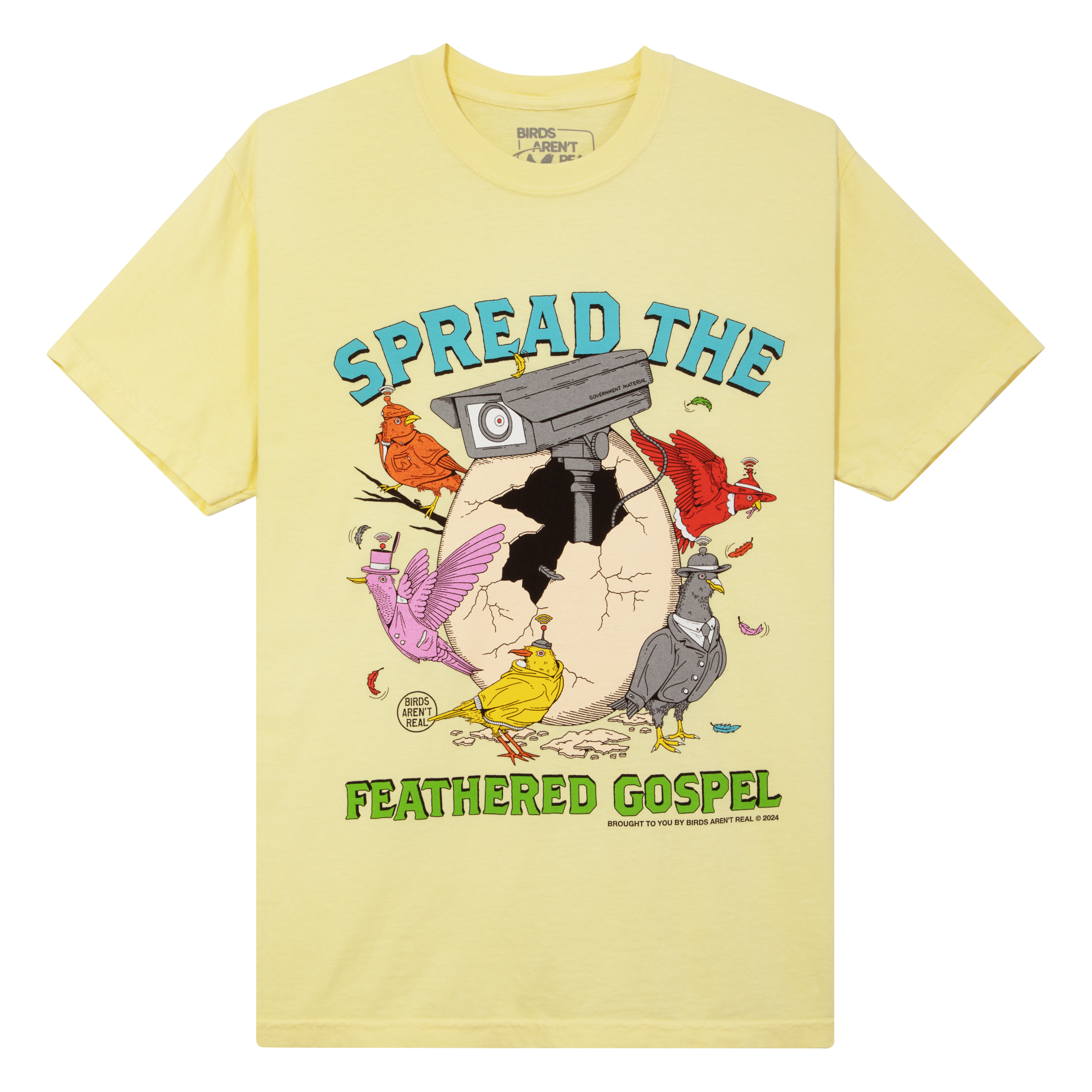 Spread the Feathered Gospel | Banana T-Shirt