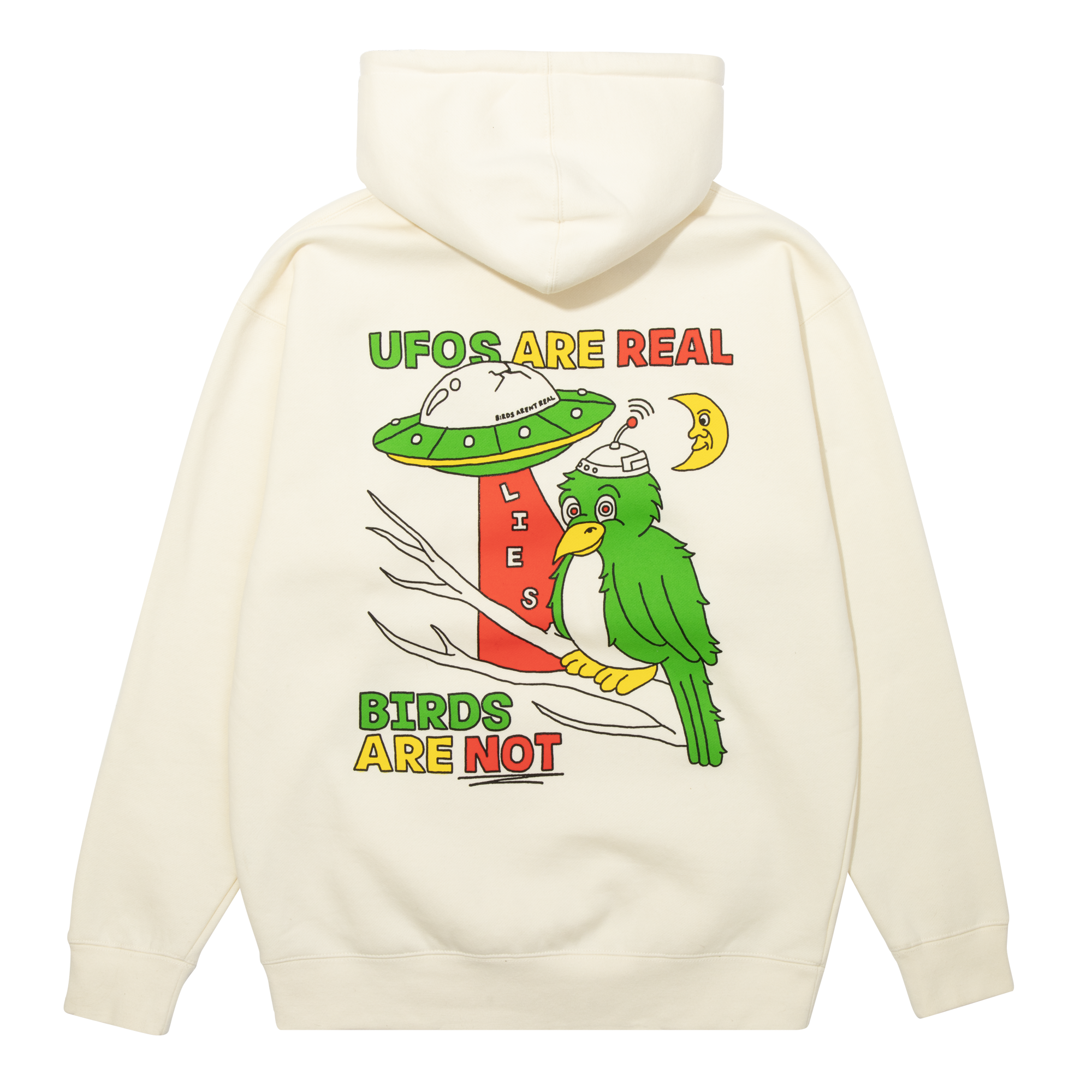 UFOs Are Real | Ivory Hoodie