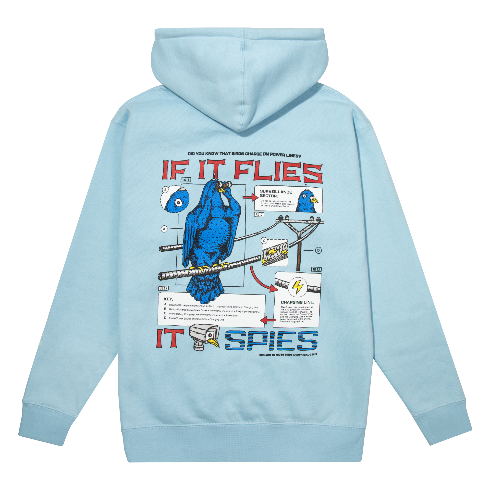 If It Flies | Blue Hoodie